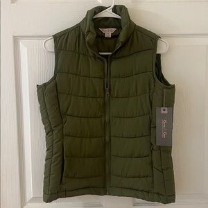 River & Rose Green Puffer Vest